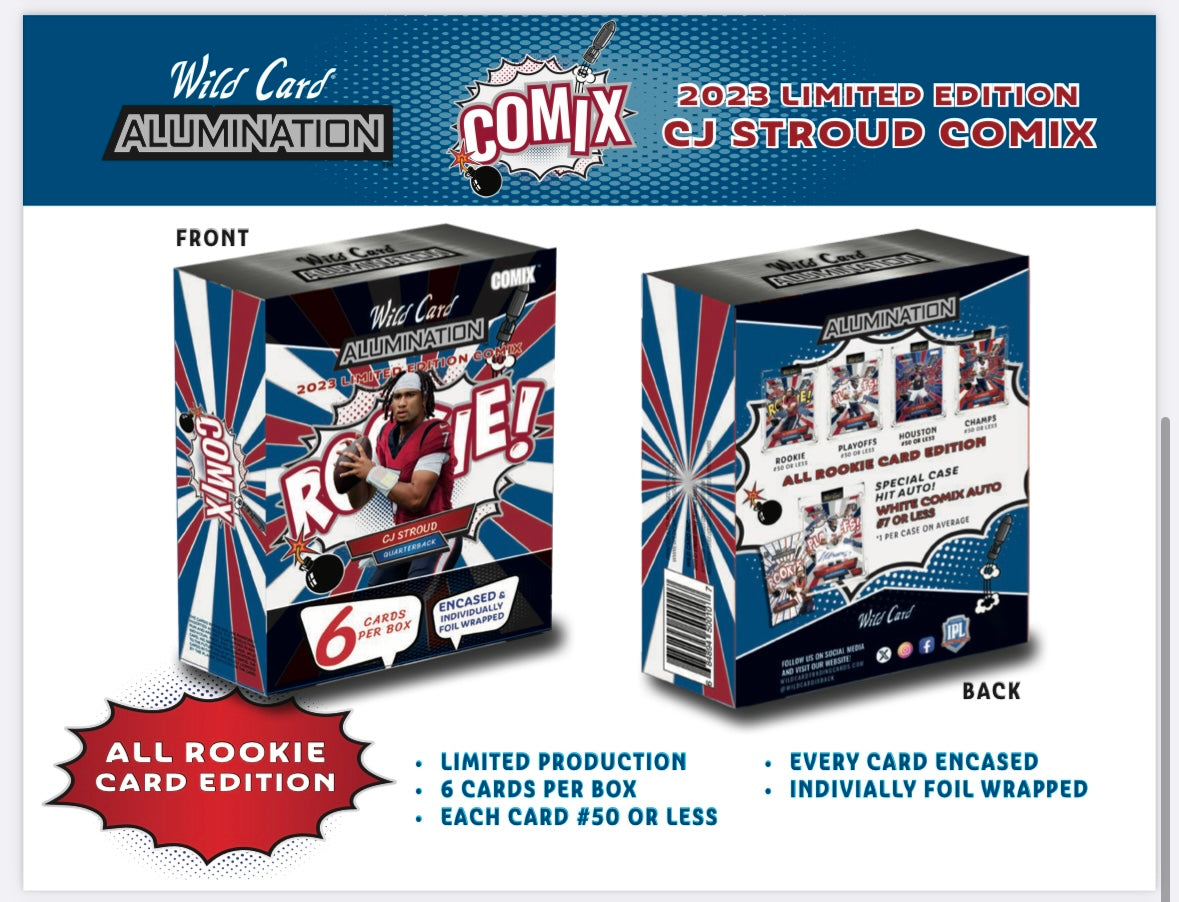 2023 Wild Card Alumination CJ Stroud Rookie COMIX Hobby Box