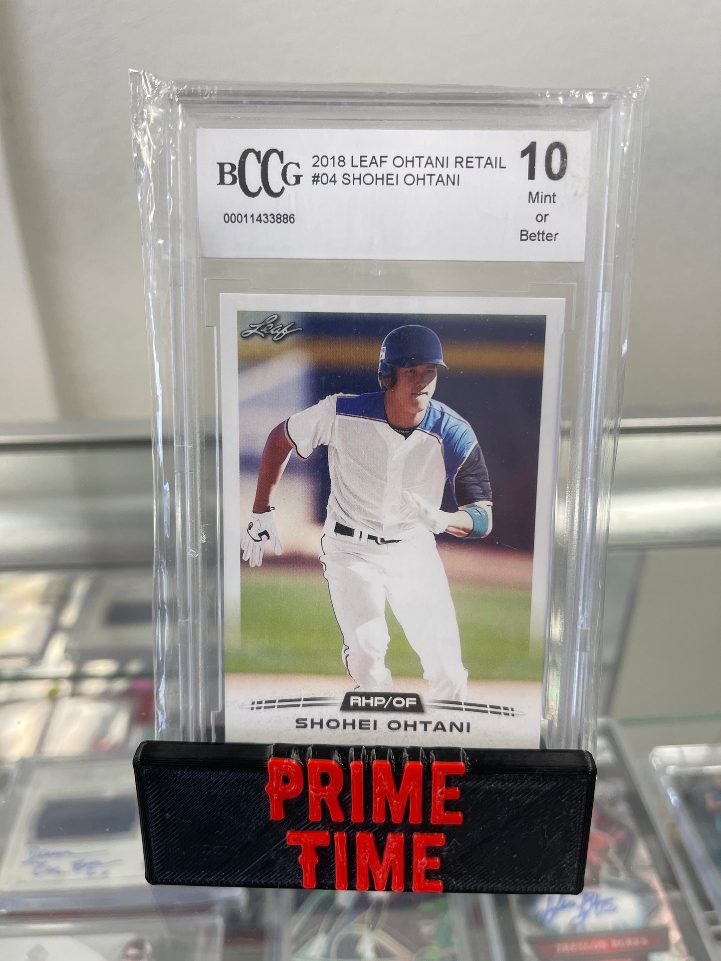 2018 Leaf Shohei Ohtani Leaf Rookie BCCG Mint 10
