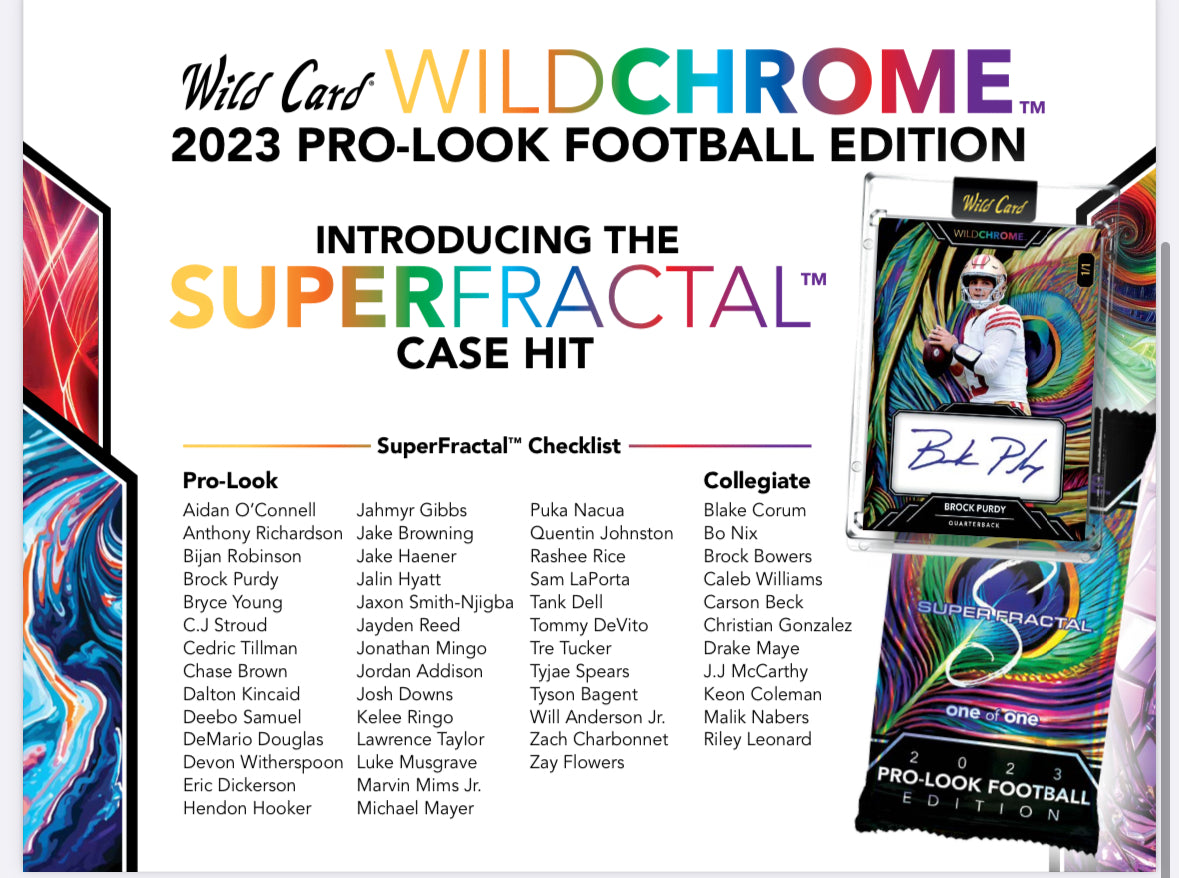 2023 Wild Card Wild Chrome Hobby Box Sealed