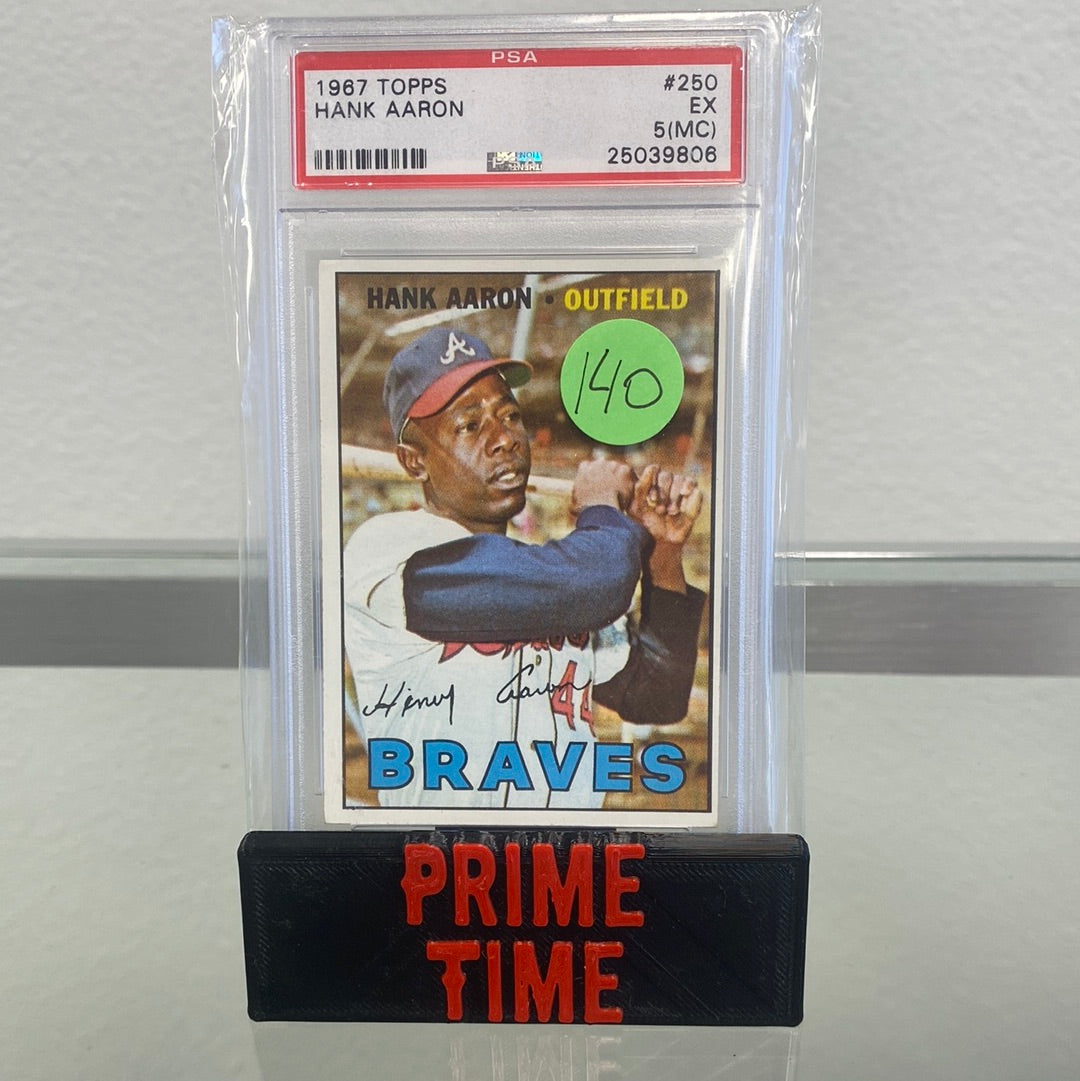 Hank Aaron 1967 Topps PSA 5