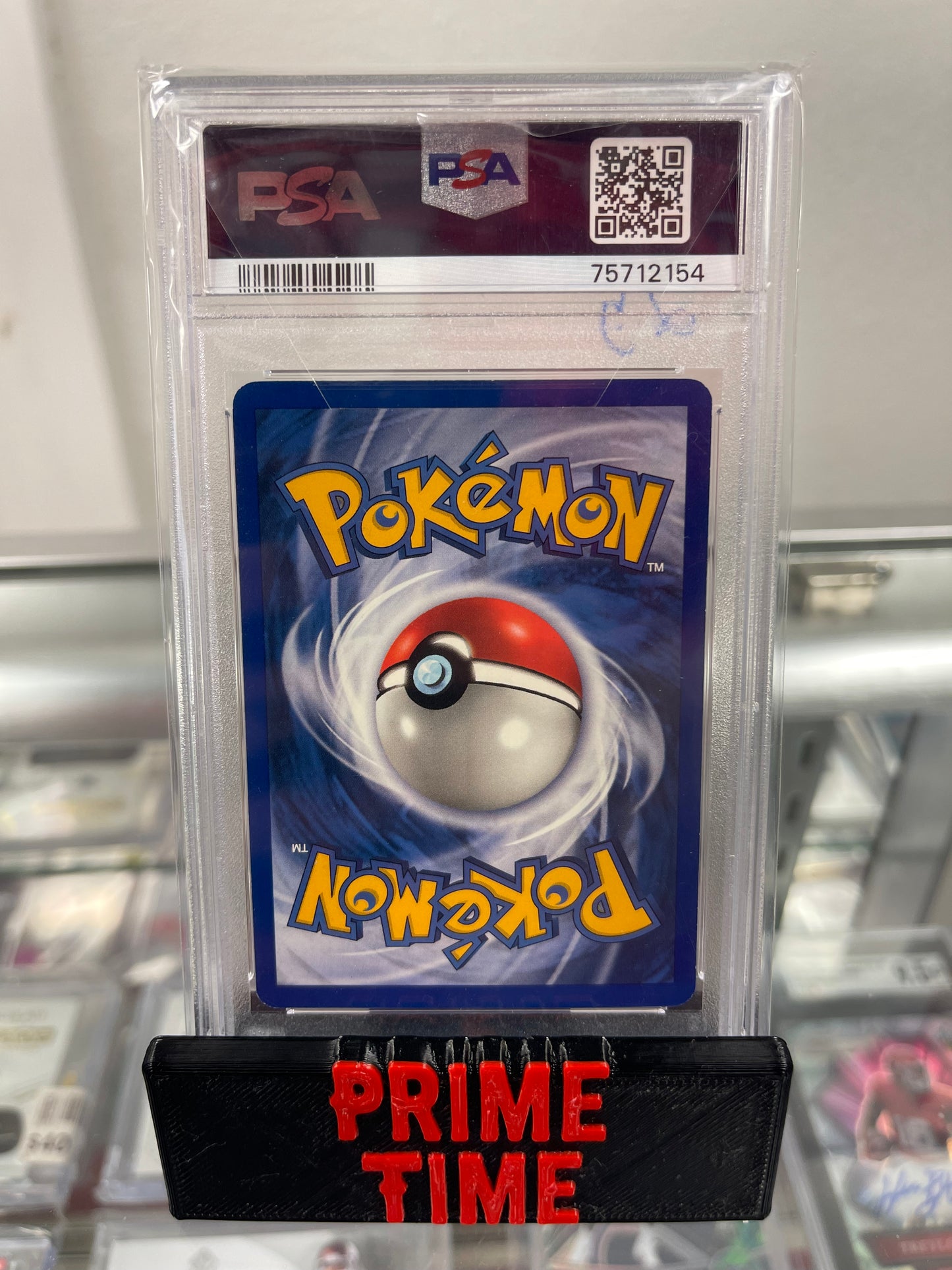1999 Pokémon Game SEEL PSA 8