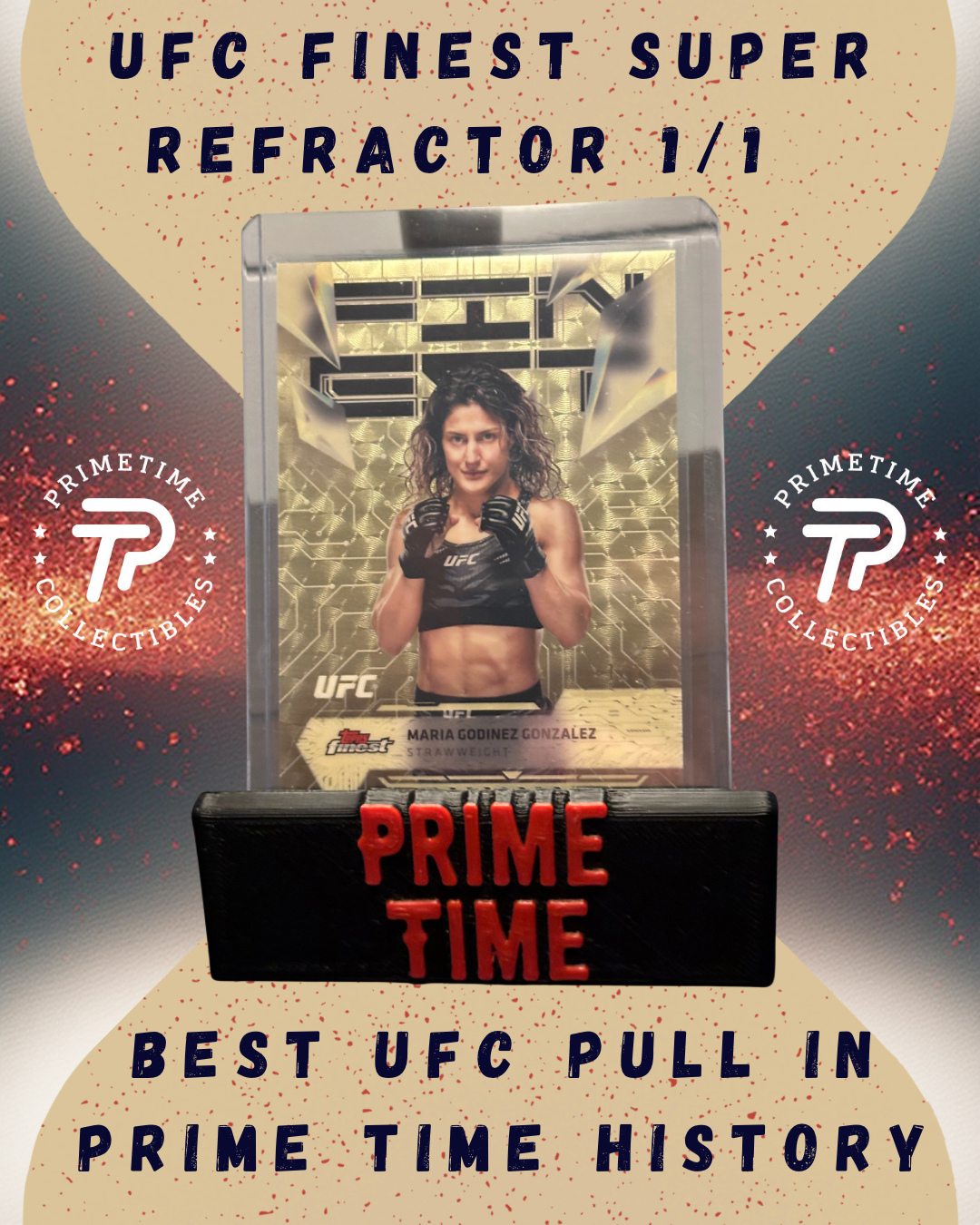 2025 Topps Finest Maria Godinez Gonzalez 1/1 Super Refractor