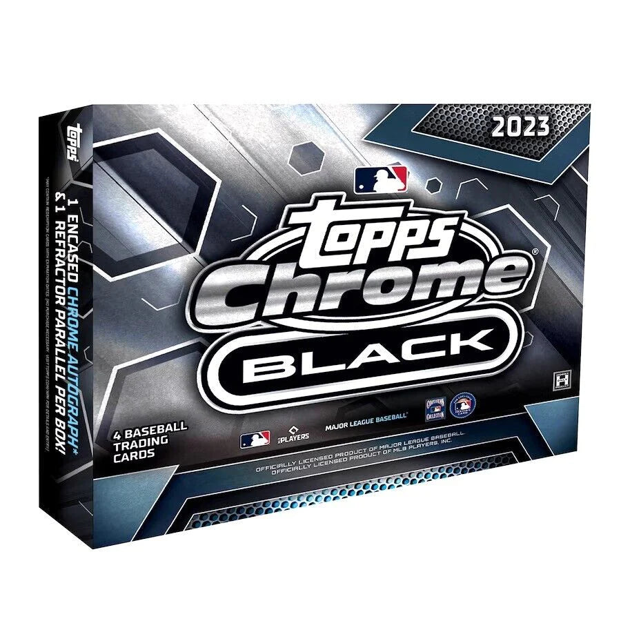 2024 TOPPS CHROME BLACK BASEBALL HOBBY BOX
