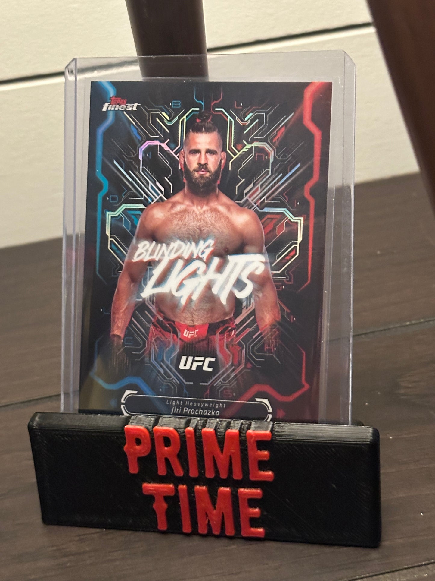 2025 Topps Finest UFC Jiri Prochazka Blinding Lights BL-20 Case Hit SSP