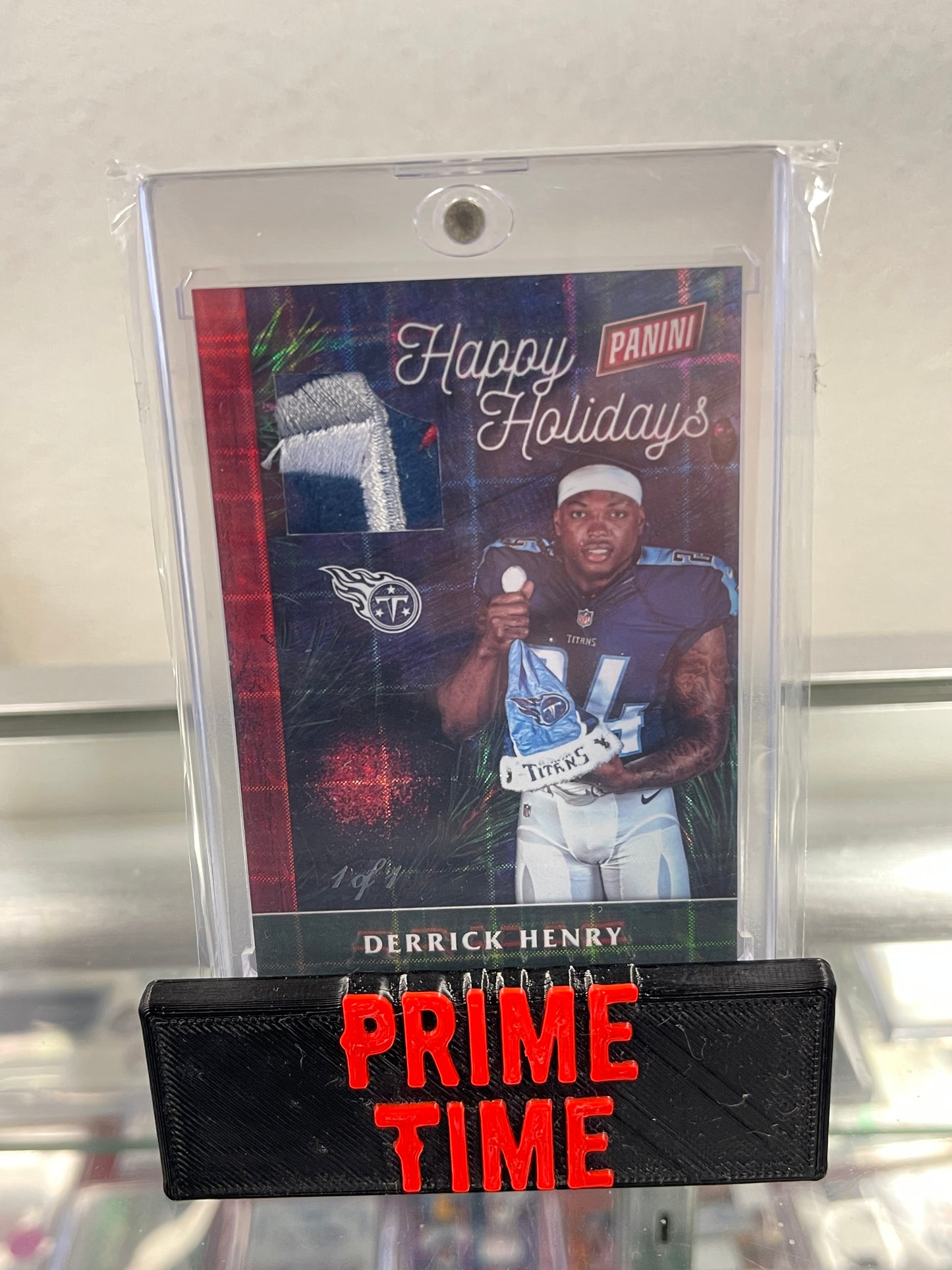 2016 Derrick Henry Panini Black Friday 1/1 Player Worn