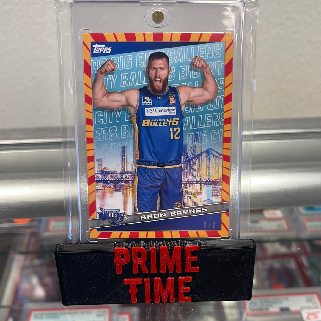 2022 Aron Baynes Topps NBL 1/1 SSP Case Hit