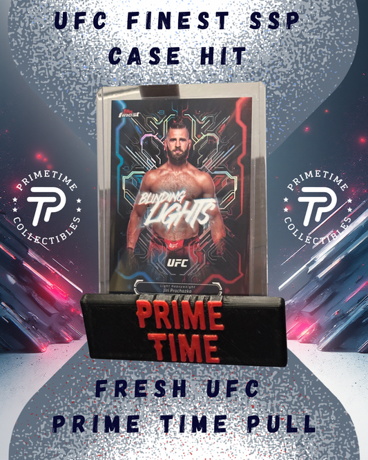2025 Topps Finest UFC Jiri Prochazka Blinding Lights BL-20 Case Hit SSP
