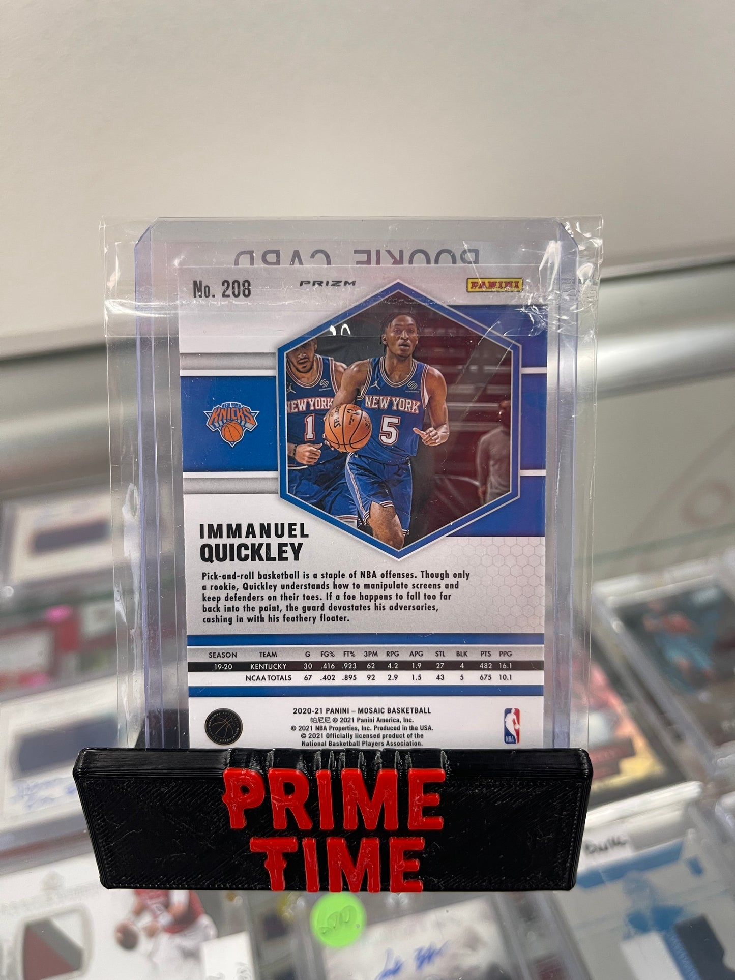 2020 Immanuel Quickly Rookie Mosaic Genesis Case Hit SSP