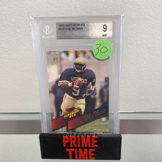 1995 Steve McNair Superior Pix Beckett 9