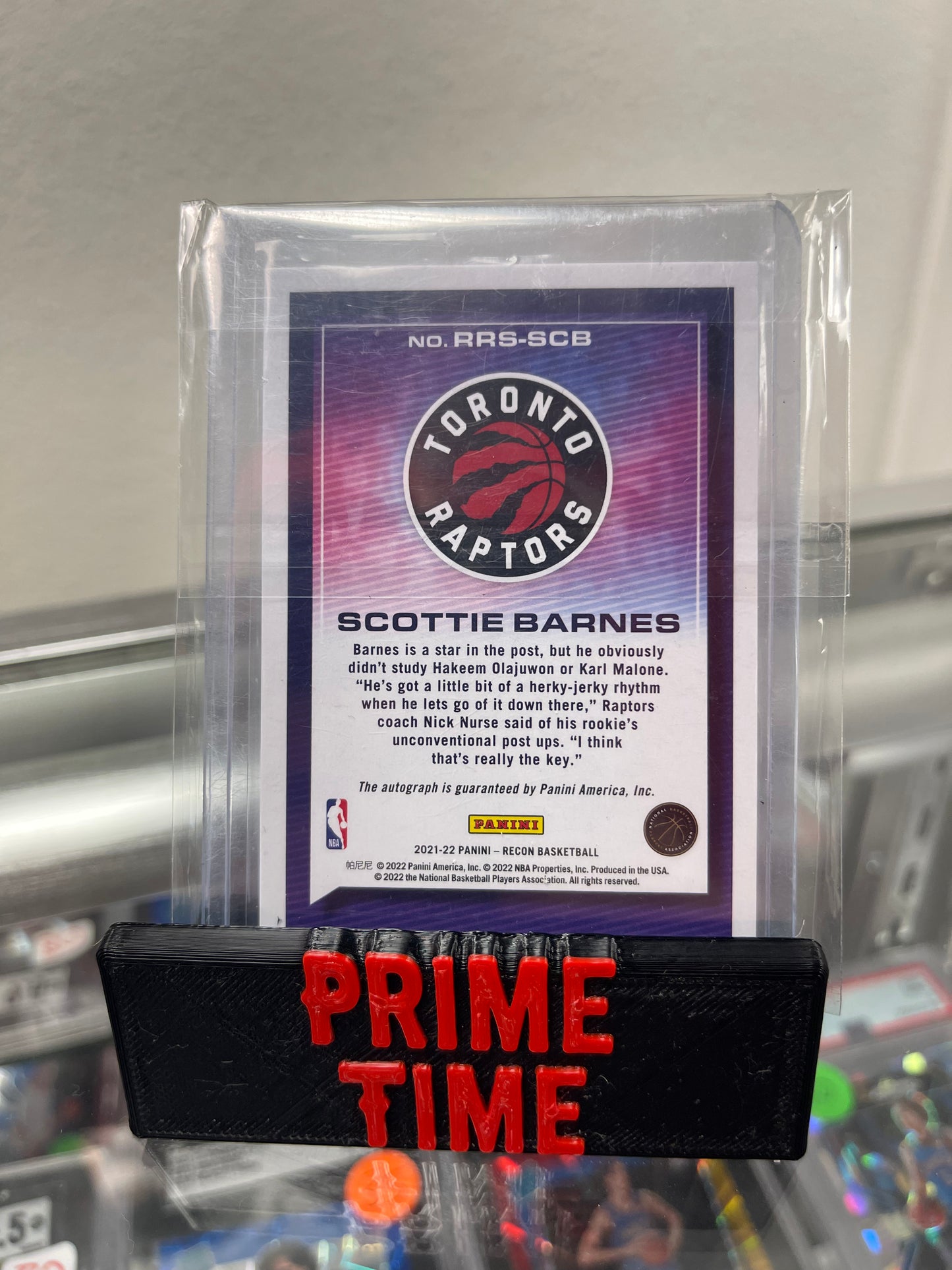 2021 Scottie Barnes Illusions Rookie Auto /49