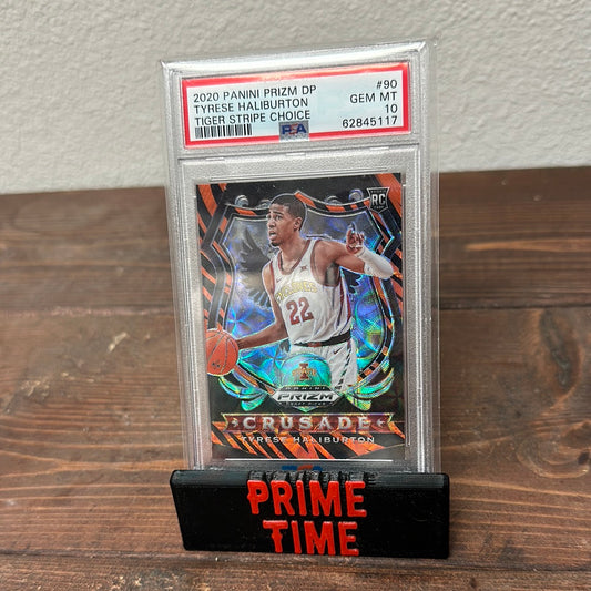 2020 Tyrese Haliburton Prizm  Tiger rookie PSA 10