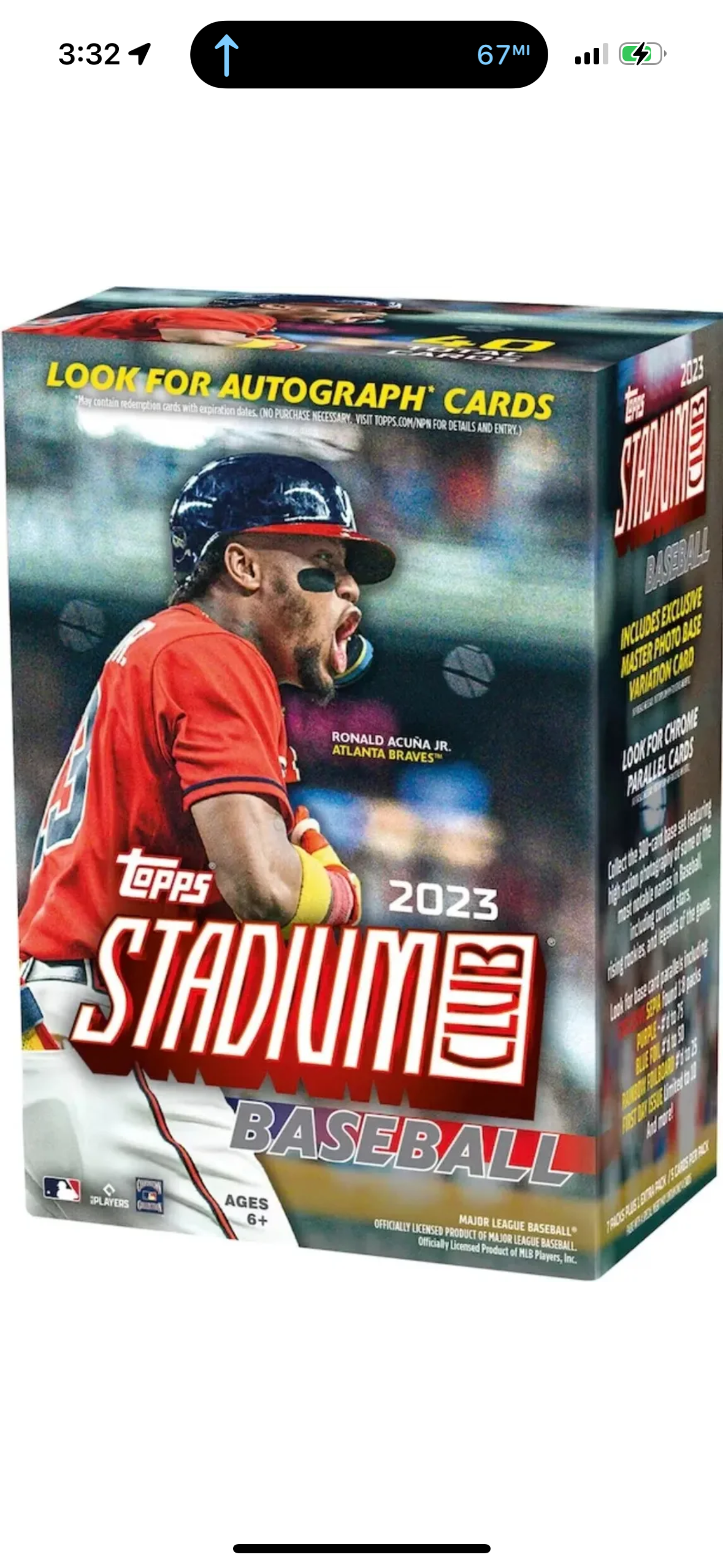 2023 Topps Stadium Club Baseball Card Hobby Value BOX Sealed New In Hand