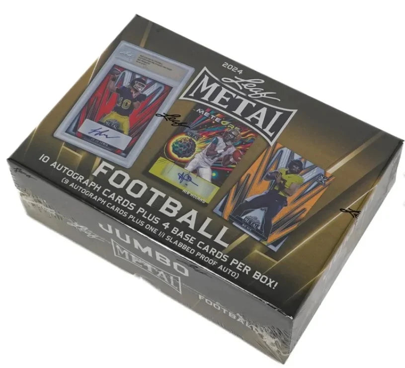 2024 Leaf Metal Football Jumbo Hobby Box