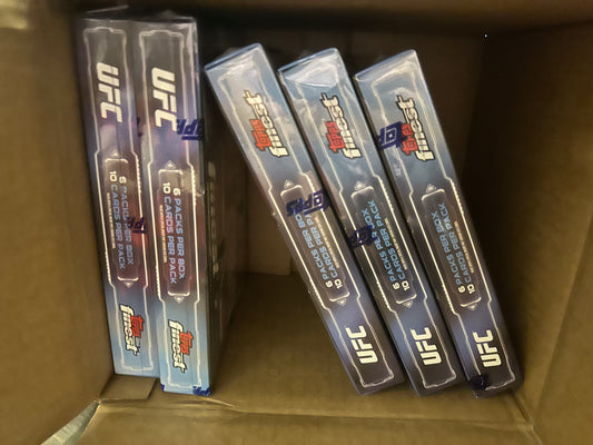 2025 UFC Topps Finest Hobby Box Sealed 2 Autos