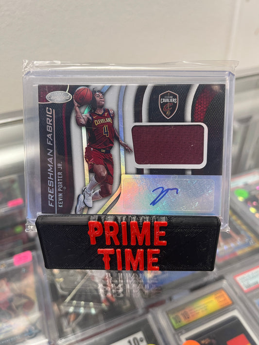 2019 Kevin Porter Certified Rookie Patch Auto